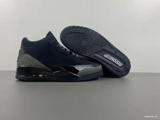 One Kick Retro 3 Jordan Air Cat CK9246-168 Black 0517